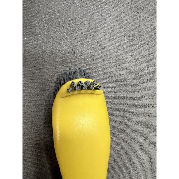 Kitchenaid Sink Brush Scrub Dish Double Sided Yellow Kitchen Bath - Picture 5 of 7